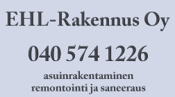 EHL-Rakennus Oy logo